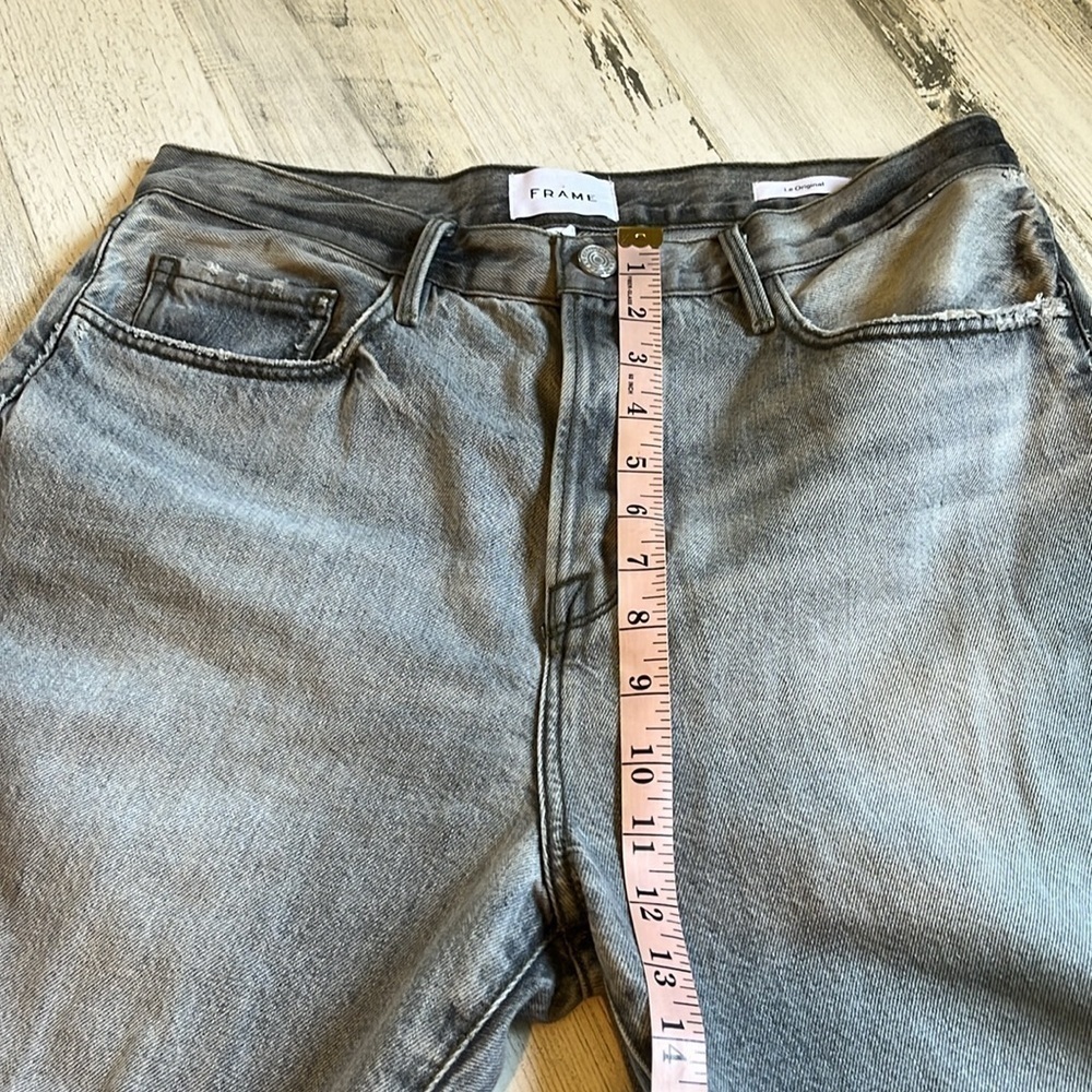 Frame Le Original Gray Jeans Size 30 - Picture 9 of 11